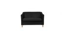 Ver imagem 3 de Kit Namoradeira e 2 Poltronas Titânio Suede Preto