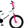 Bicicleta Aro 20 Bmx Rv-x Aero Freio V-brake Infantil:branco Rosa - 2