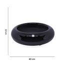 Ver imagem 4 de Vaso Bacia Decorativo Redondo Preto M 13x40 cm - D’Rossi