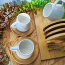 Ver imagem 5 de Conjunto para Café com Suporte em Cerâmica Oásis com 13 Peças Haüskraft