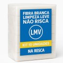 Ver imagem 5 de Fibra De Limpeza Leve Branca Não Risca SuperPro Bettanin Kit 5 até 30 Unidades Porcelana Inox Vidro 