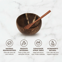 Ver imagem 7 de Tijela Bowl de Coco Natural Artesanal Sustentável