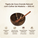 Ver imagem 3 de Tijela Bowl de Coco Natural Artesanal Sustentável