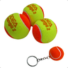 Bola para Beach Tennis Odea Stage 2 Orange Cert. Itf Kit C/3 - 5