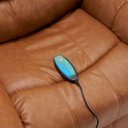 Ver imagem 3 de Poltrona do Papai Reclinável Elétrica Massageadora Ocean Corino Premium Marrom