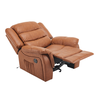 Poltrona do Papai Reclinável Elétrica Massageadora Ocean Corino Premium Marrom - 2