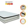 Colchão Queen GAZIN Casal Molas Ensacadas Gazin 158x198x28cm Branco - Suporta até 100kg por pessoa - 3
