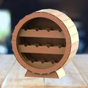 Ver imagem 3 de Mini Adega Mdf para 11 Garrafas