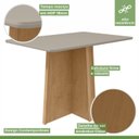 Ver imagem 3 de Mesa de Jantar Retangular 4 Lugares Celebrare Móveis Lopas