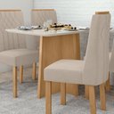 Ver imagem 2 de Mesa de Jantar Retangular 4 Lugares Celebrare Móveis Lopas