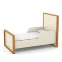 Ver imagem 5 de Dormitório Tutto New 4 Portas, Cômoda 1 Porta, Berço Off White/Freijó com Colchão - Matic Móveis