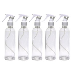 5 Frascos Borrifador Spray 250ml Cilíndrico Alto Mg - 1