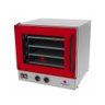 Kit - Forno Turbo Elétrico Fast Oven Prp-004 127v Vermelho + Bancada Mes-004 + 4 Assadeiras 127v - 5