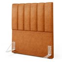 Ver imagem 7 de Cabeceira Cama Box 100 cm Dália W01 Couríssimo Canela - Lyam Decor