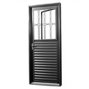 Ver imagem 1 de Porta de Aço Gold Galvanizado Preto Postigo Direita - 215x85