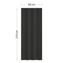 Ver imagem 3 de Porta Sanfonada de PVC 210cm x 60cm Plastporta Bcf Preto