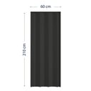 Ver imagem 4 de Porta Sanfonada de PVC 210cm x 60cm Plastporta Bcf Preto
