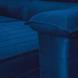 Sofá Retrátil Reclinável 3 Lugares com Molas 2,00m Quantum Suede Velut Azul - King House - 7 Sofá Retrátil Reclinável 3 Lugares com Molas 2,00m Quantum Suede Velut Azul - King House - 7