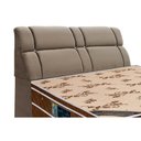 Ver imagem 1 de Painel de Cama Box Estofada King King Imperador Marrom/bege - Simbal