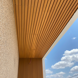 Painel Ripado Wpc Externo Cor Angelim Ouro 2,90m X 20cm (0,58m²) - 1