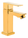 Ver imagem 1 de Torneira para Banheiro Dourado Luxo Bica Baixa