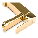 Ver imagem 5 de Torneira para Banheiro Dourado Luxo Bica Baixa