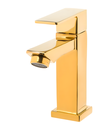Ver imagem 4 de Torneira para Banheiro Dourado Luxo Bica Baixa