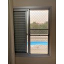 Ver mais imagens de Tela Mosquiteira em Alumínio - Altura Regulável - Cinza - Kit c/ 2 pçs