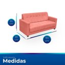 Ver imagem 7 de Sofá + 2 Poltrona para Sala de Estar Moderno Confortável Veneza Suede