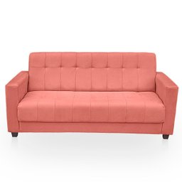 Sofá + 2 Poltrona para Sala de Estar Moderno Confortável Veneza Suede - 4