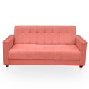 Ver imagem 4 de Sofá + 2 Poltrona para Sala de Estar Moderno Confortável Veneza Suede