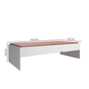Ver imagem 3 de Quarto Modulado Juvenil Completo 3 Peças Branco Chiara Phoenix Baby