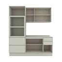 Ver imagem 3 de Cozinha Compacta Fineze 7 Portas 4 Gavetas com Tampo 100% MDF Areia Hp - Henn