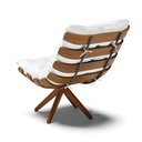 Ver imagem 5 de Kit 02 Poltronas Giratória Costela Corino Branco Base Madeira MA25 - D’Rossi