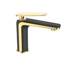 Ver imagem 2 de Torneira Misturador Lavatorio Lexxa Black Dourado Lx6406bg