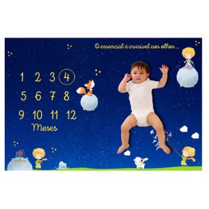 Lençol Cenário Para Foto Mêsversário Meu Príncipe Minha Estrelinha Lençol Mesversario, Cenário para 