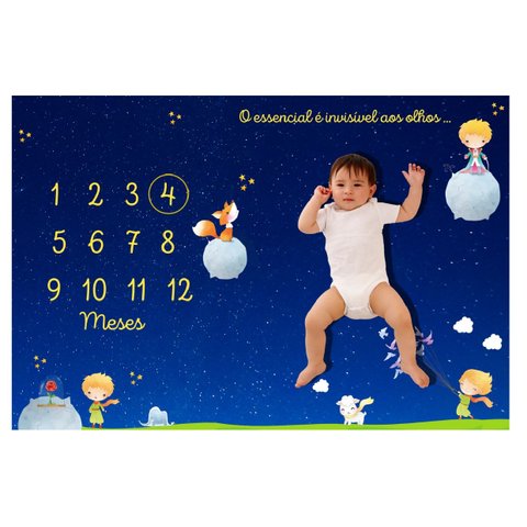 Lençol Cenário Para Foto Mêsversário Meu Príncipe Minha Estrelinha Lençol Mesversario, Cenário para 