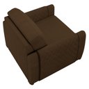 Ver imagem 6 de Conjunto Sofá 3 Lugares 223cm e Poltrona 98cm Amaranto M22 Veludo Marrom - Mpozenato