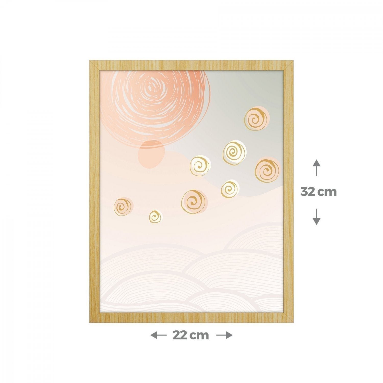 Quadro Orgânico com Vidro 22x32cm Belchior - 2