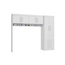 Ver imagem 3 de Guarda Roupa Modulado Solteiro 6 Portas 3 Gavetas Star - Poliman Móveis - Branco