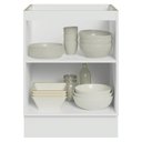 Ver mais imagens de Balcão de Cozinha Agata 1 Porta MDP 60cm Branco e Cinza Madesa
