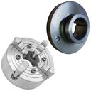 Ver imagem 1 de Placa Torno 250mm 4 Cast. Independente + Flange Rosca 114mm