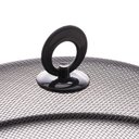 Ver imagem 4 de Tela Protetora para Alimentos de Metal Preta 30x12cm