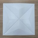 Ver imagem 7 de Kit 15 Placas Decorativas 3 D Estrelar Branco 50x50 cm Estrelar