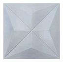 Ver imagem 5 de Kit 15 Placas Decorativas 3 D Estrelar Branco 50x50 cm Estrelar