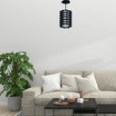 Ver imagem 2 de Luminária Teto tipo Pendente MALÁSIA MDF - Completa - Cor: Preta