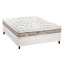 Ver imagem 1 de Cama Box Casal: Colchão Molas Pocket Ensacadas Castor Silver Star Air + Base Crc Courano White (