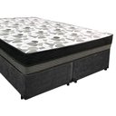 Ver imagem 7 de Cama Box Casal Suede Bipartido + Colchão Ortobom Iso Dupla Face 138x188x60 Cor:preto