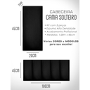 Ver imagem 4 de Cabeceira de Cama Box Solteiro Casal Queen King Estofada Modular 45x20cm