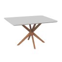 Ver imagem 1 de Mesa de Jantar Tampo Laqueado Retangular 140x90 Yara Off White - Luka Decor